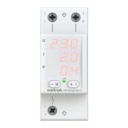 Реле напряжения с контролем тока Welrok VIP-63 red 63А 120-280В цифровое табло