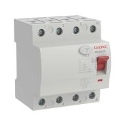Диф. выкл (УЗО) YON max MDL100, 4P, 100mA, 40A, тип АС, MDL100-4P3-40-AC DKC