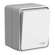 ATLAS PROFI IP54 Выключатель 1-клавишный 10 АХ, СЕРЫЙ ATN543011