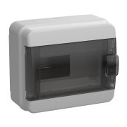 Tekfor Корпус пласт. КМПн-8 IP65 черн. прозр. дверь TF5-KP72-N-08-65-K03-K02 IEK