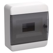 Tekfor Корпус пласт. ЩРН-П-8 IP41 черн. прозр. дверь TF5-KP12-N-08-41-K01-K03 IEK