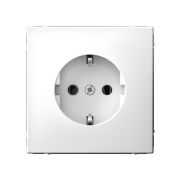 ART GALLERY, БЕЛЫЙ ЛОТОС, РОЗЕТКА с З/К (ВИНТОВОЙ ЗАЖИМ), System Electric, GAL001343