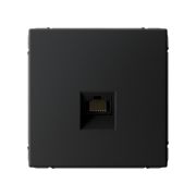 ART GALLERY, КАРБОН, РОЗЕТКА КОМПЬЮТЕРНАЯ, RJ-45, КАТ.6, System Electric, GAL001086