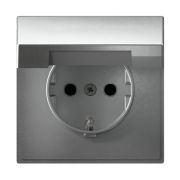 ART GALLERY, АЛЮМИНИЙ, РОЗЕТКА с З/К, КРЫШКА, ЗАЩИТНЫЕ ШТОРКИ, IP44, System Electric, GAL000346