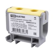 Клемма вводная силовая КВС 6-50 кв.мм. желтая TDM SQ0833-0113