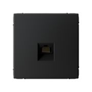 ART GALLERY, КАРБОН, РОЗЕТКА КОМПЬЮТЕРНАЯ, RJ-45, КАТ.5e, System Electric, GAL001083