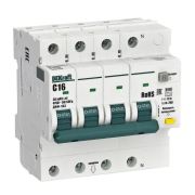 Автомат АВДТ 3P+N ДИФ-103 C16/30мА 6кА DEKraft 16401DEK