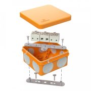 Коробка огнестойкая для о/п двухкомпонентная Е15-Е120 80х80х40 Промрукав 60-0210-FR6.0-6