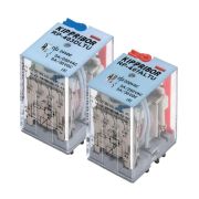 KIPPRIBOR Реле промежуточное RP-403.DLTU (4-конт. реле, 24VDC, ток 5А, LED-индикатор, ручной дублер)