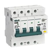 Автомат АВДТ 3P+N ДИФ-103 C40/100мА 6кА DEKraft 16414DEK