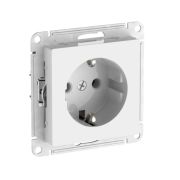 ATLAS БЕЛЫЙ РОЗЕТКА с заземлением, 16А, БЫСТРОЗАЖИМНЫЕ КЛЕММЫ Schneider Electric ATN000143S