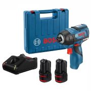 Импакт BOSCH GDR 12 V-EC (2 АКБ 2Ah, зарядное устройство. кейс) 06019E0082